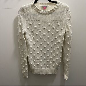 VINCE Camuto Cream Ball Sweater
